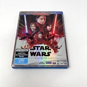 Star Wars The Last Jedi Episode VIII Blu-Ray DVD Digital HD 2017